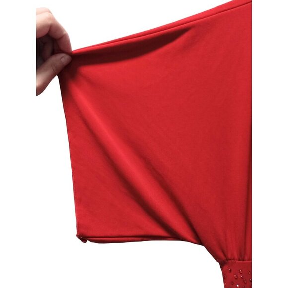 Love Tease Red Polyester Dress- Size:Small - Picture 6 of 8